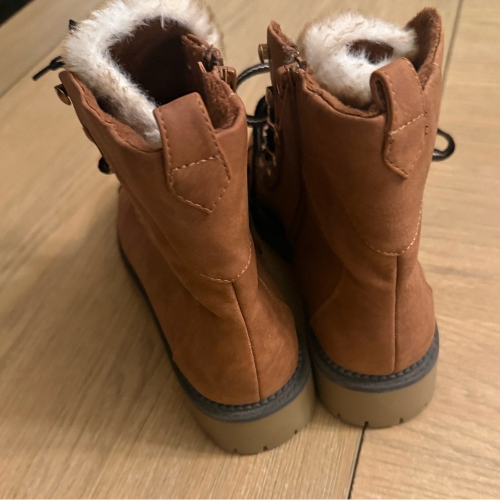 Style & Co. Brown Fur-Lined Boots - Picture 4 of 5